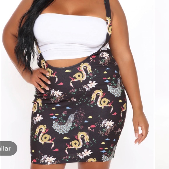 Skirtall Dragon Print Skirt - Picture 2 of 3